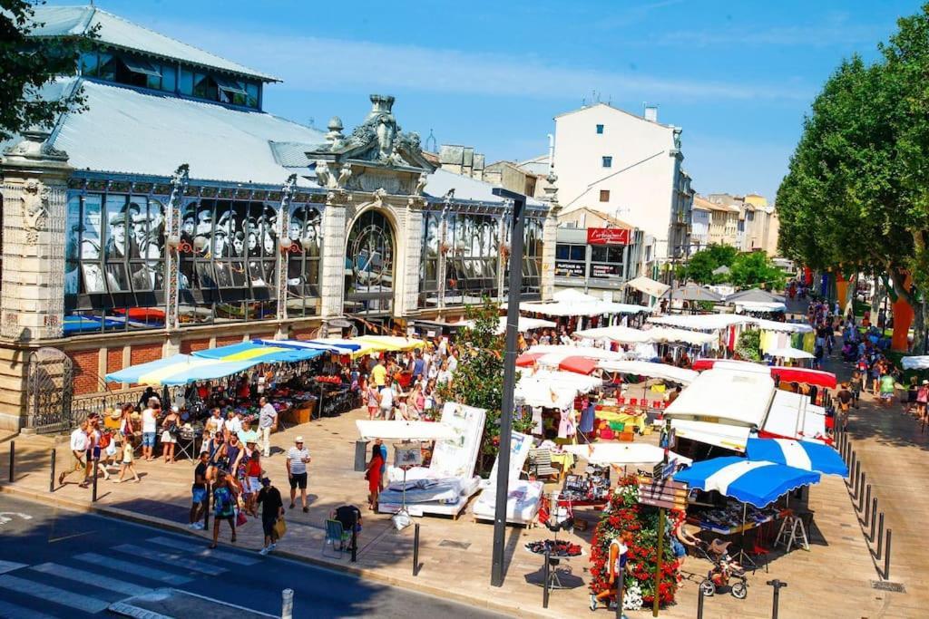 Studio Tout Equipe Pres Des Grands Buffets, Narbonne Eksteriør billede